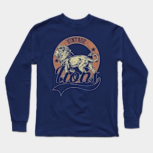 Vintage Lions Long Sleeve T-Shirt